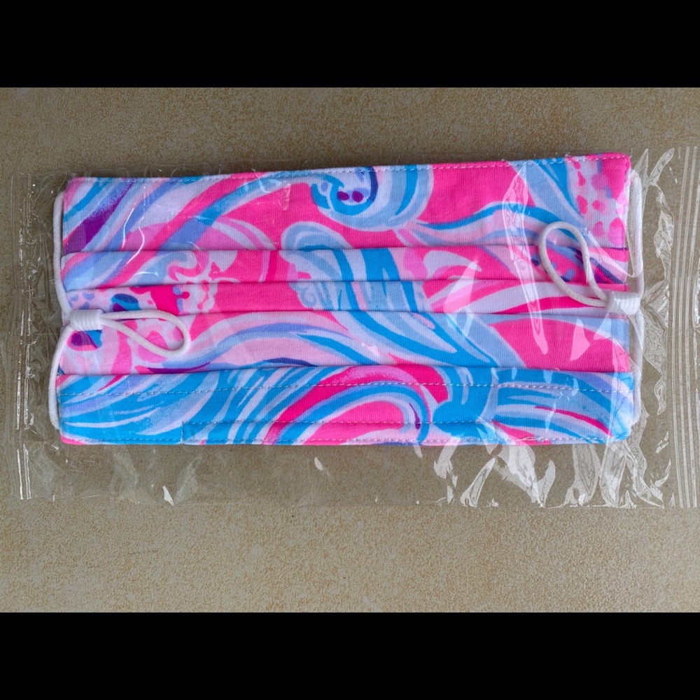 Lilly Pulitzer face mask NEW